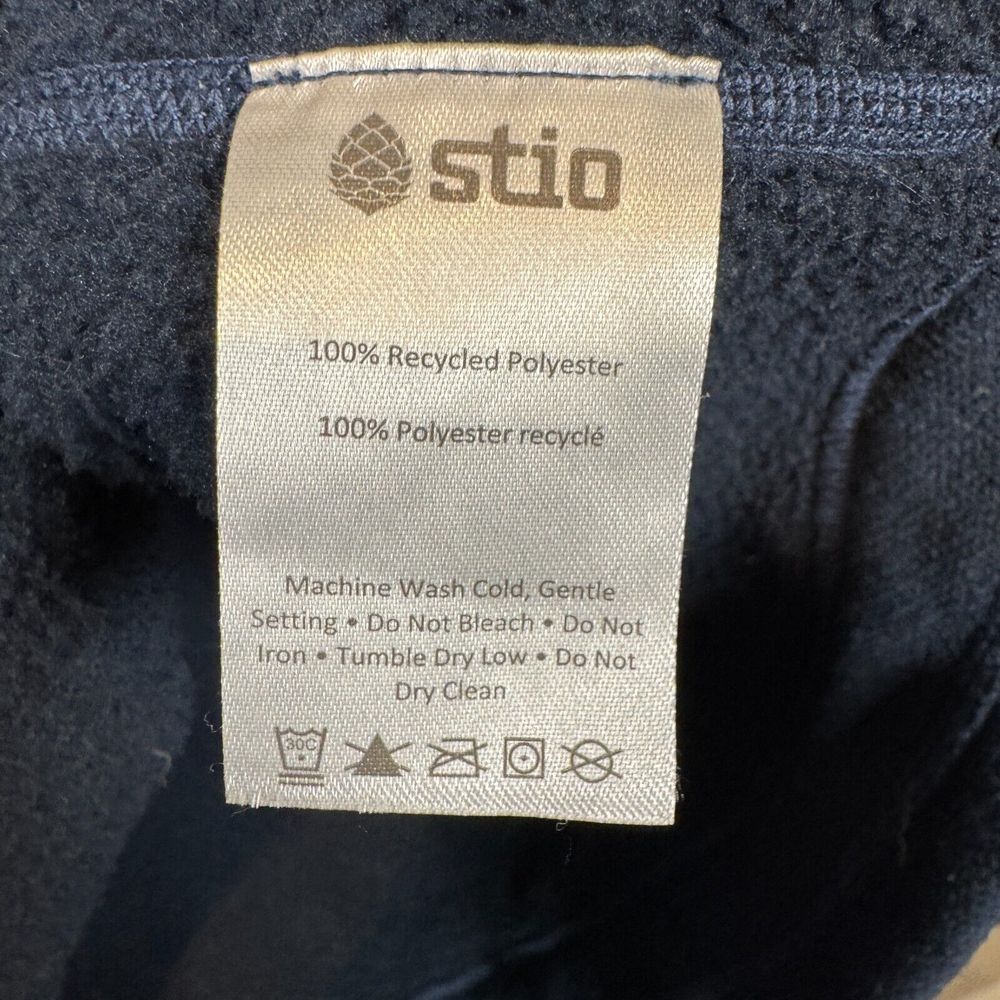 Stio Sherpa Fleece 1/4 Quarter Zip Pullover‎ Women Size Large Blue Fleece Casual - Picture 8 of 11